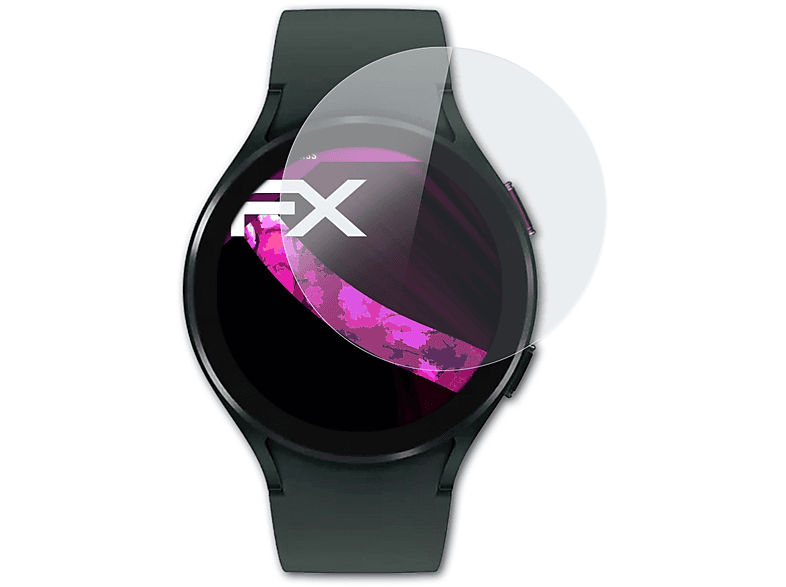 ATFOLIX FX-Hybrid-Glass Schutzglas(für Samsung Galaxy Watch 4 (44mm))