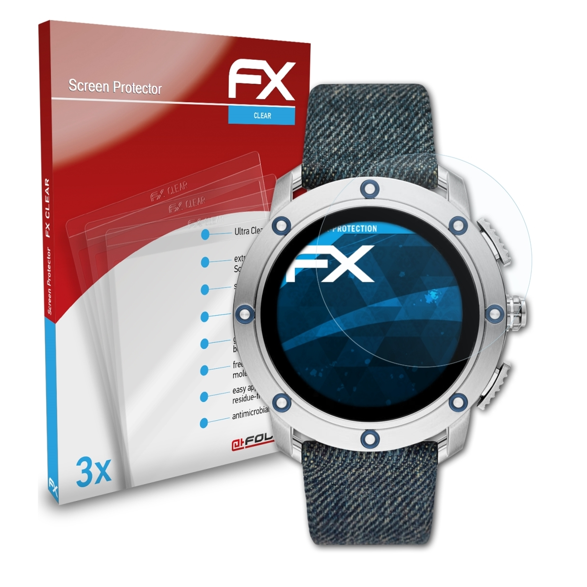 FX-Clear 3x ATFOLIX Displayschutz(für DZT2015) Diesel