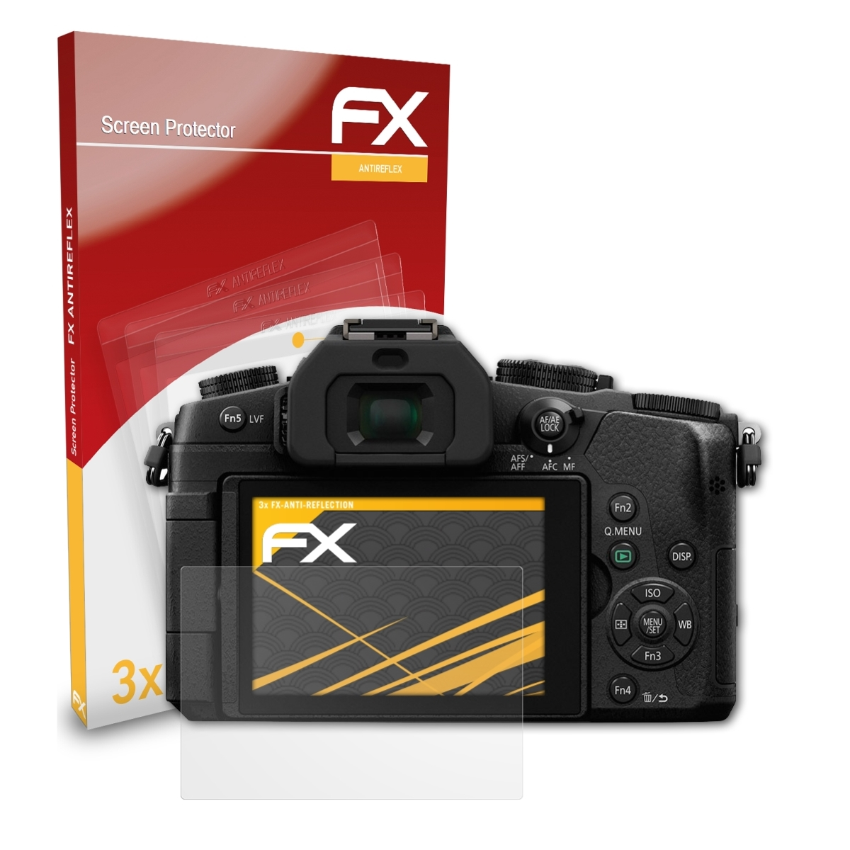 ATFOLIX 3x FX-Antireflex Displayschutz(für Panasonic DMC-G81) Lumix