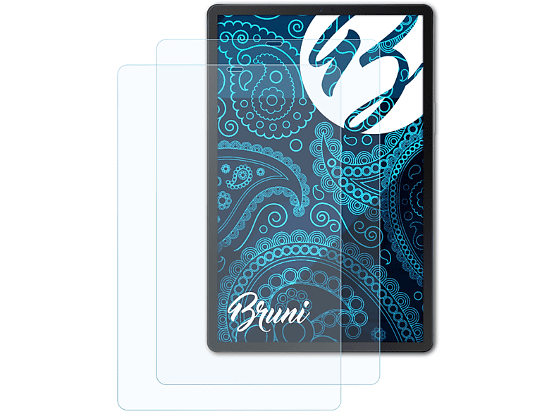 BRUNI 2x Basics-Clear Schutzfolie(für Samsung Galaxy Tab S5e)