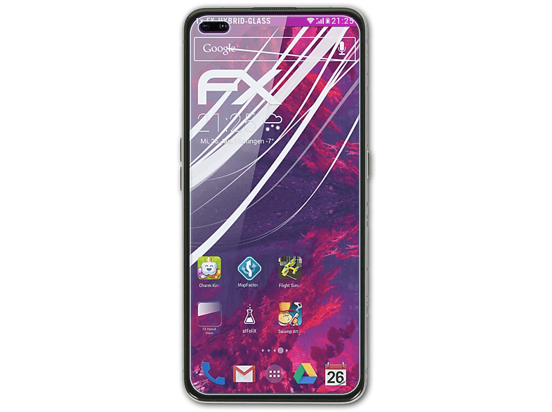 FX-Hybrid-Glass X50 Pro Realme Schutzglas(für ATFOLIX 5G)