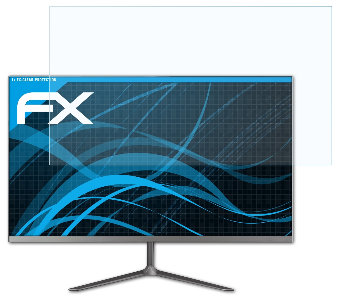 ATFOLIX FX-Clear Displayschutz(für Peaq PMO S271)