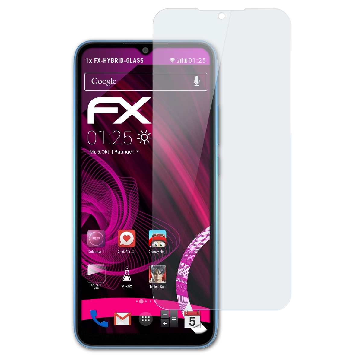ATFOLIX FX-Hybrid-Glass Poco C31) Schutzglas(für Xiaomi
