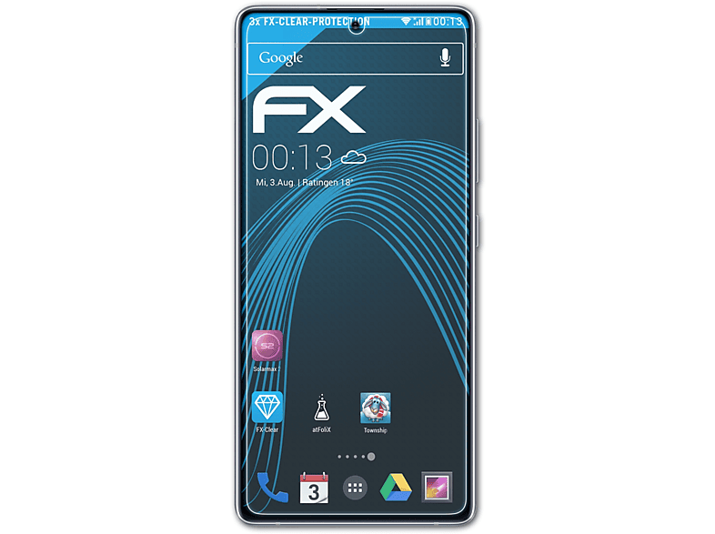 ATFOLIX 3x FX-Clear Displayschutz(für Samsung Galaxy S10 Lite) | Displayschutzfolien & Gläser