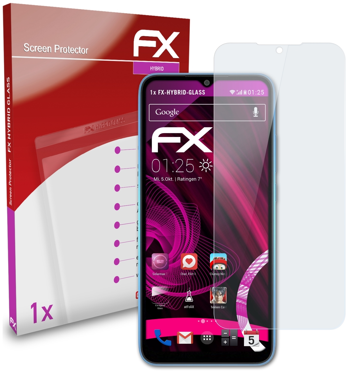 ATFOLIX FX-Hybrid-Glass Poco C31) Schutzglas(für Xiaomi