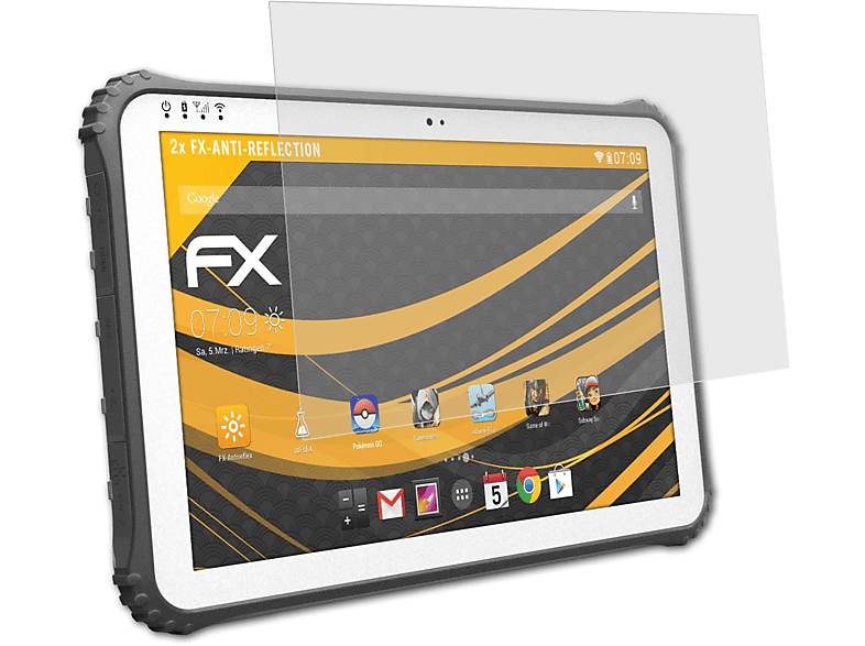 ATFOLIX 2x FX-Antireflex Displayschutz(für Logic Instrument Fieldbook K122)