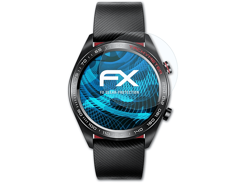ATFOLIX Huawei Watch 3x Magic) Honor Displayschutz(für FX-Clear
