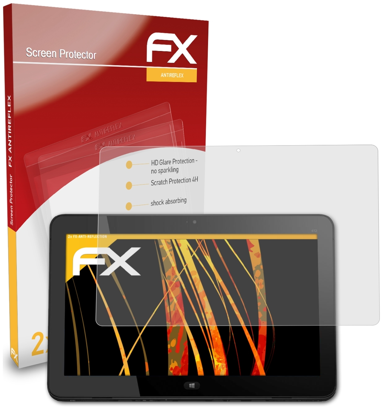 ATFOLIX 2x x2 Displayschutz(für 612 FX-Antireflex Pro HP G2)