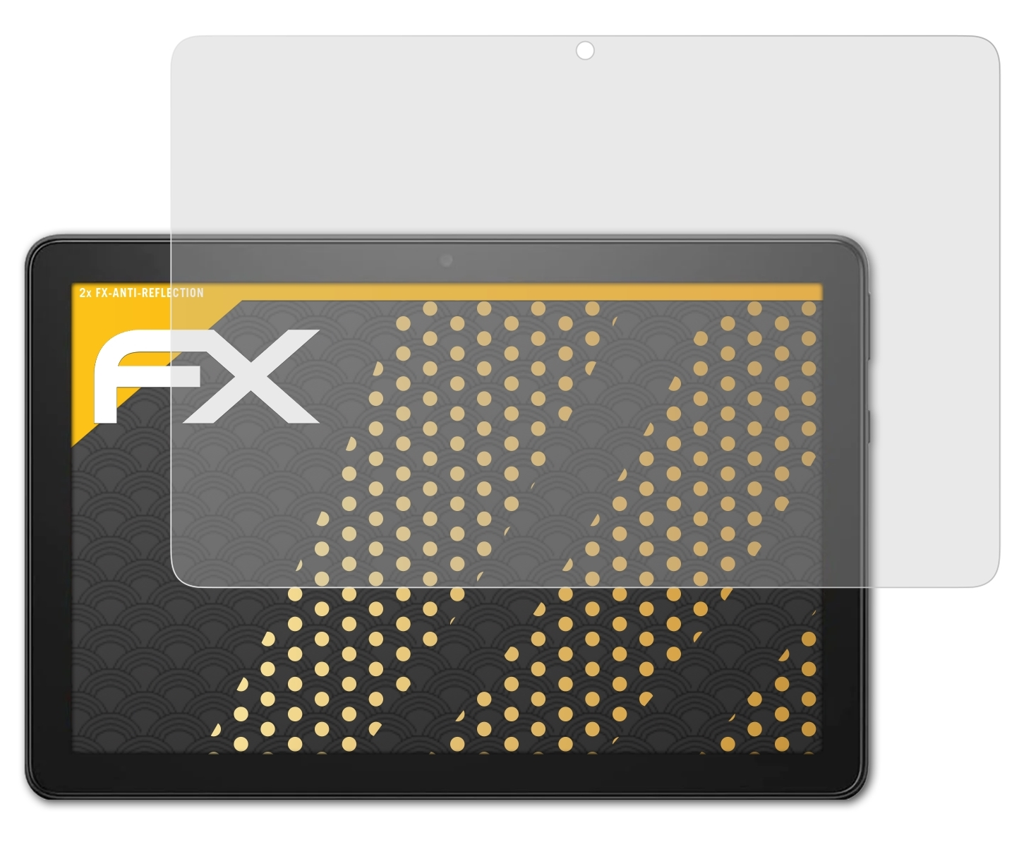 Fire HD (2021)) 10 2x Amazon FX-Antireflex Displayschutz(für ATFOLIX