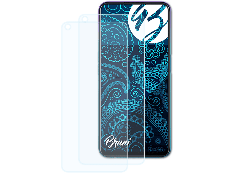 BRUNI Oppo A72) Schutzfolie(für Basics-Clear 2x