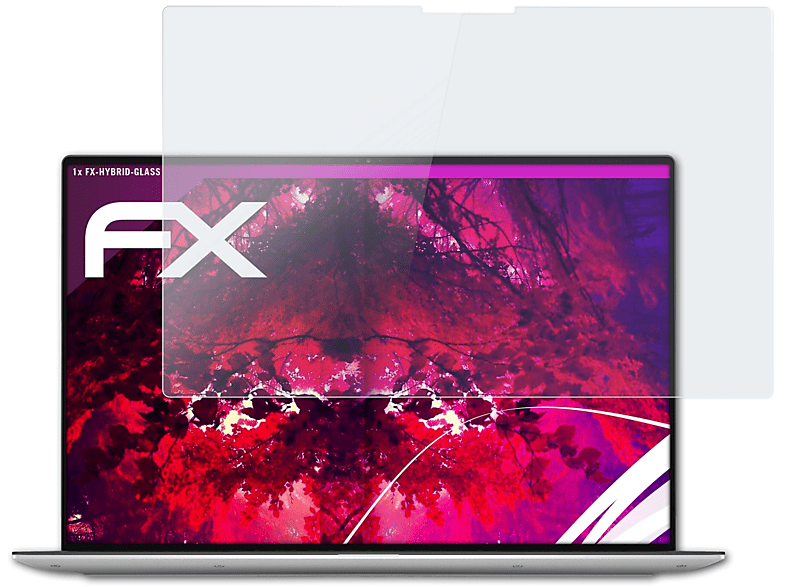 ATFOLIX FX-Hybrid-Glass Schutzglas(für Dell 13 (9300)) XPS