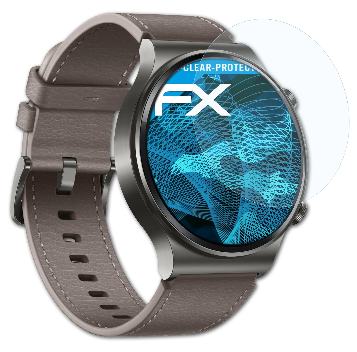 ATFOLIX 3x FX-Clear GT Watch Huawei Pro) Displayschutz(für 2
