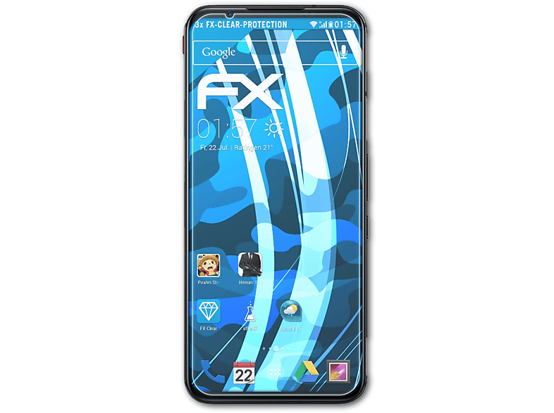 ATFOLIX 3x FX-Clear Displayschutz(für Nubia Red Magic 5G) | Displayschutzfolien & Gläser