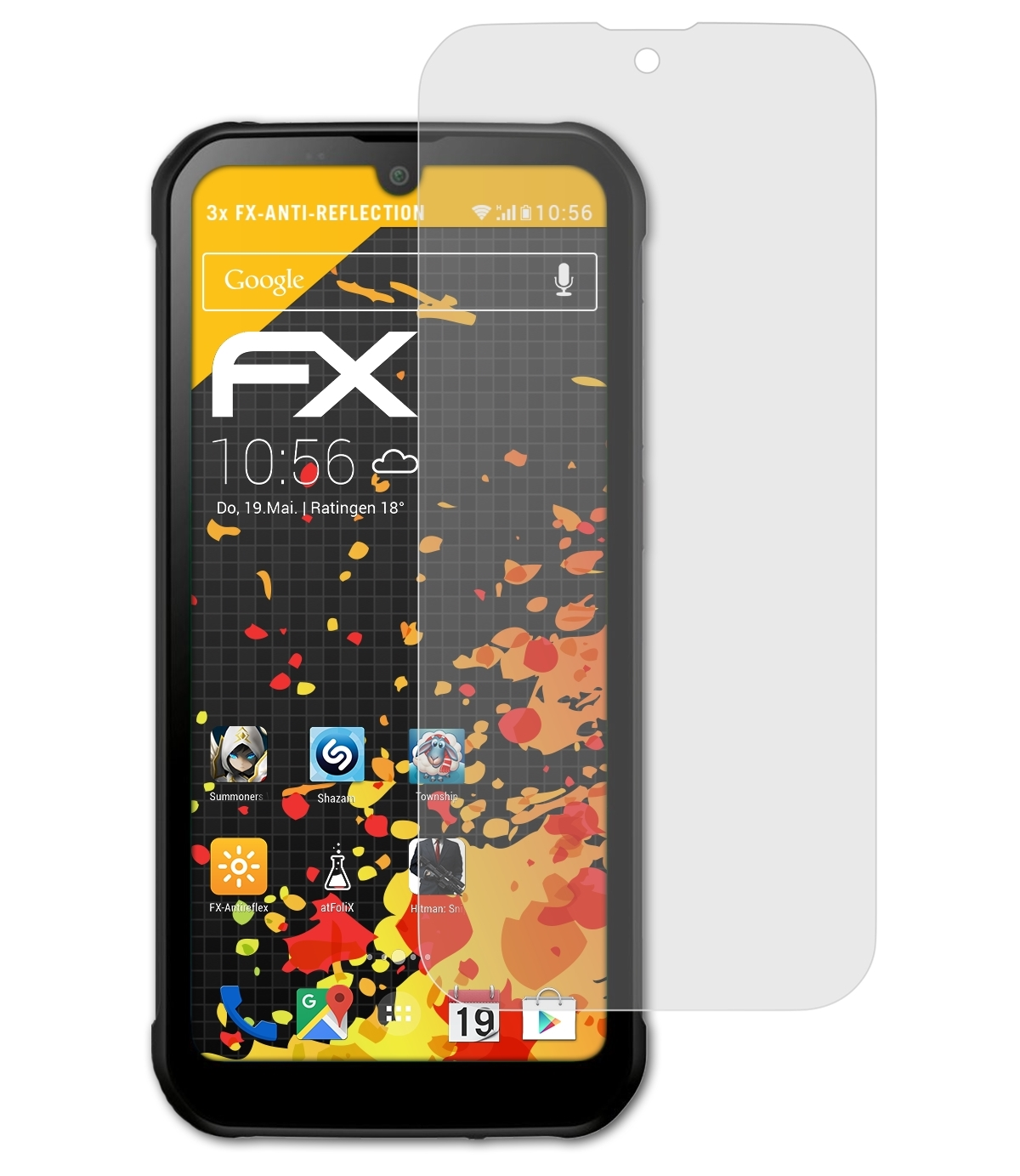 FX-Antireflex 3x Gigaset Displayschutz(für ATFOLIX GX290 Plus)