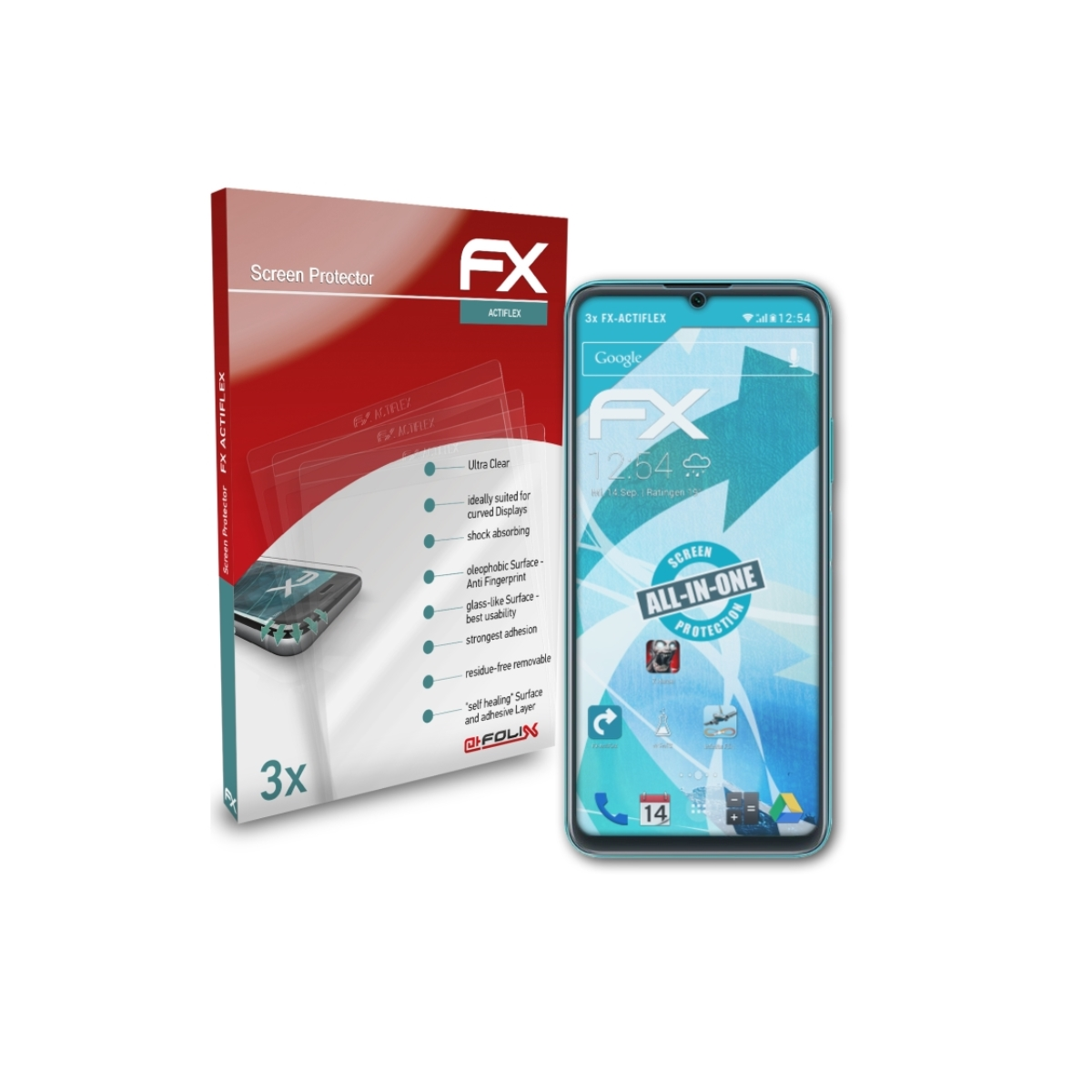 FX-ActiFleX Displayschutz(für Huawei Y60) ATFOLIX Nova 3x
