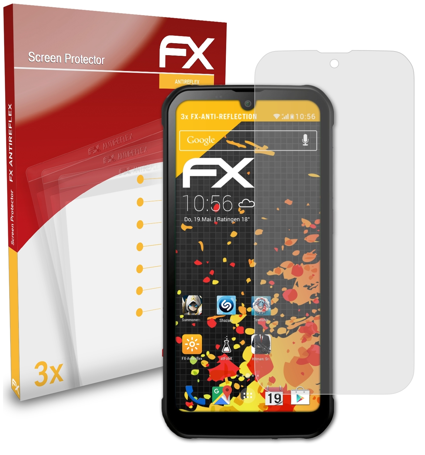 Plus) Displayschutz(für ATFOLIX GX290 FX-Antireflex Gigaset 3x