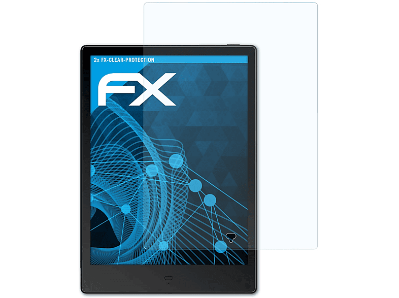ATFOLIX 2x FX-Clear Displayschutz(für Boyue Likebook Alita)