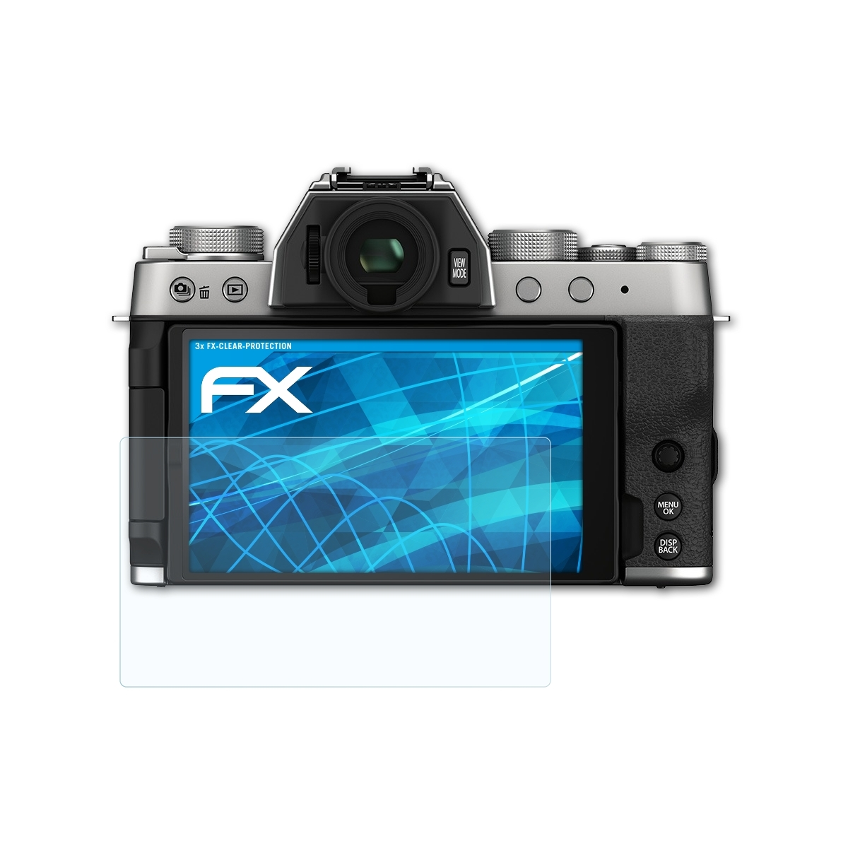 ATFOLIX 3x FX-Clear Displayschutz(für Fujifilm X-T200)