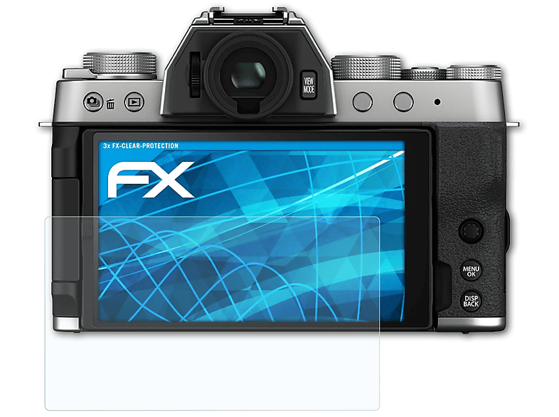ATFOLIX 3x Displayschutz(für FX-Clear Fujifilm X-T200)