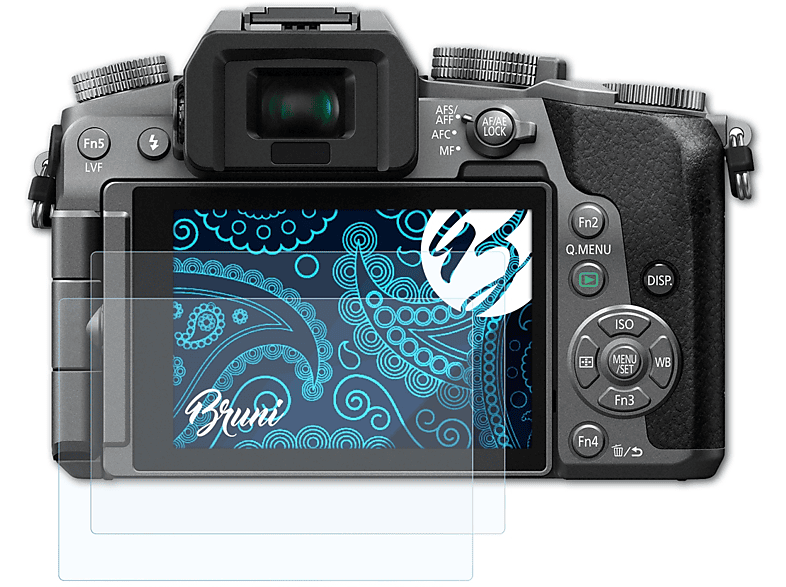 Panasonic 2x DMC-G7) Lumix Basics-Clear BRUNI Schutzfolie(für