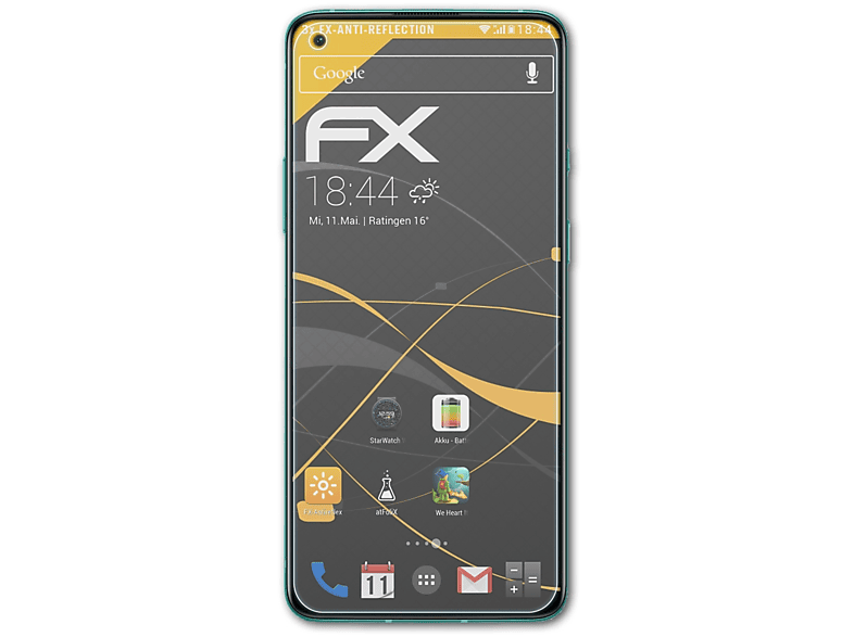 ATFOLIX 3x FX-Antireflex Displayschutz(für OnePlus 8T) | Displayschutzfolien & Gläser
