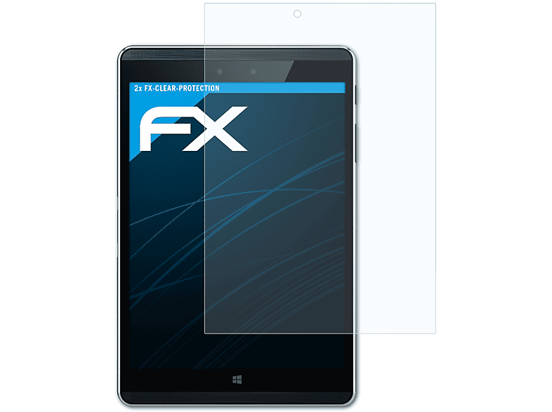 ATFOLIX 2x FX-Clear Displayschutz(für HP Pro Tablet 608 G1)