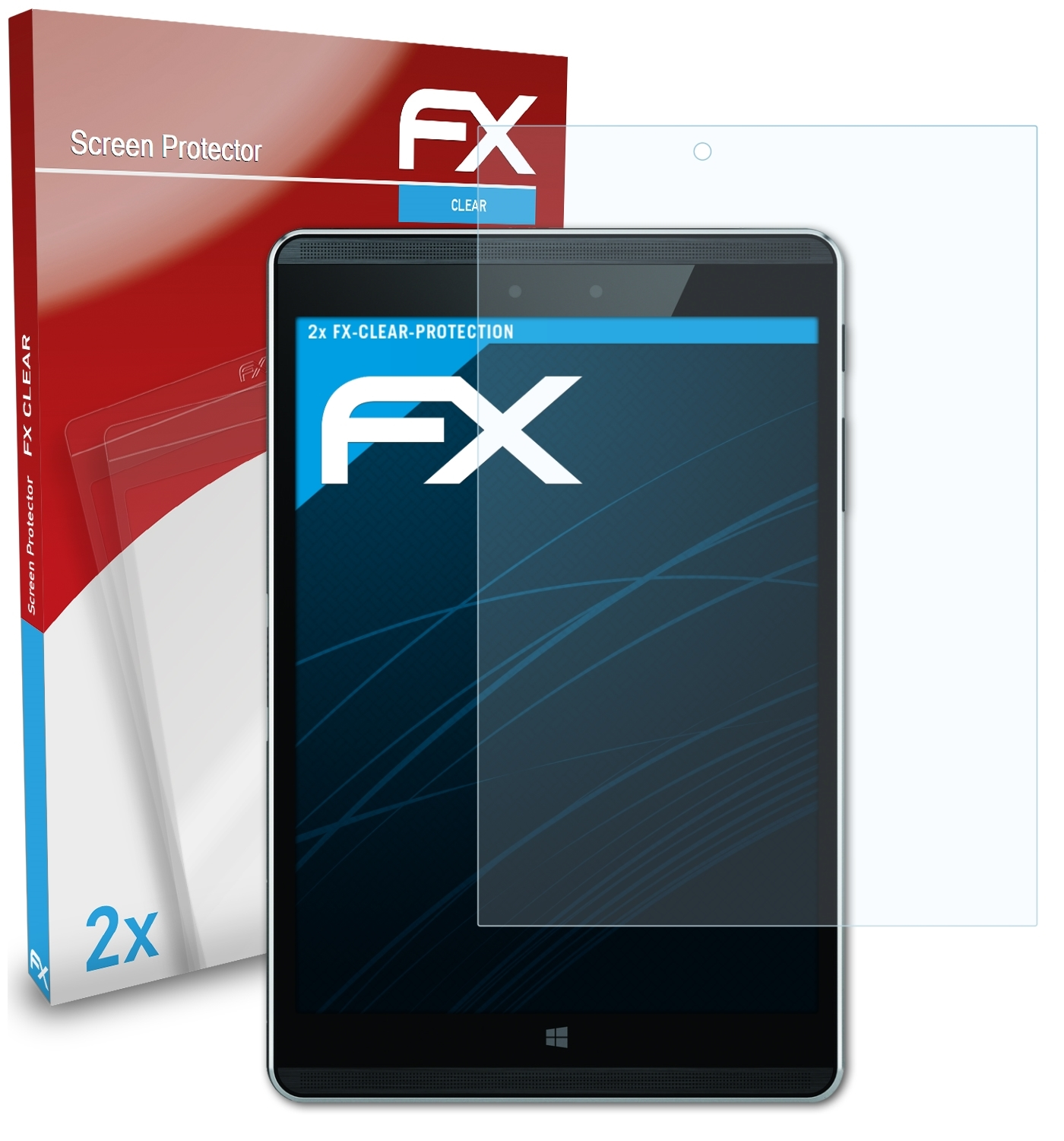 ATFOLIX 2x FX-Clear Displayschutz(für 608 Pro G1) Tablet HP