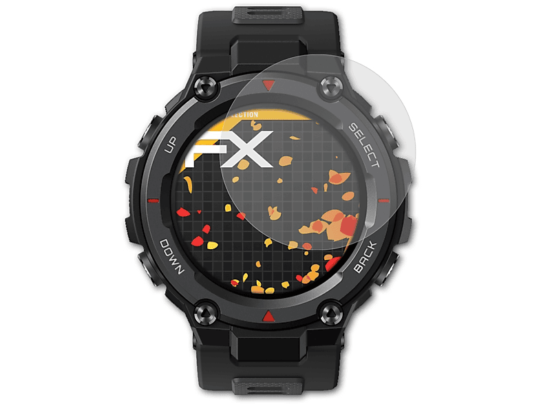T-Rex 3x Pro) ATFOLIX Amazfit FX-Antireflex Displayschutz(für