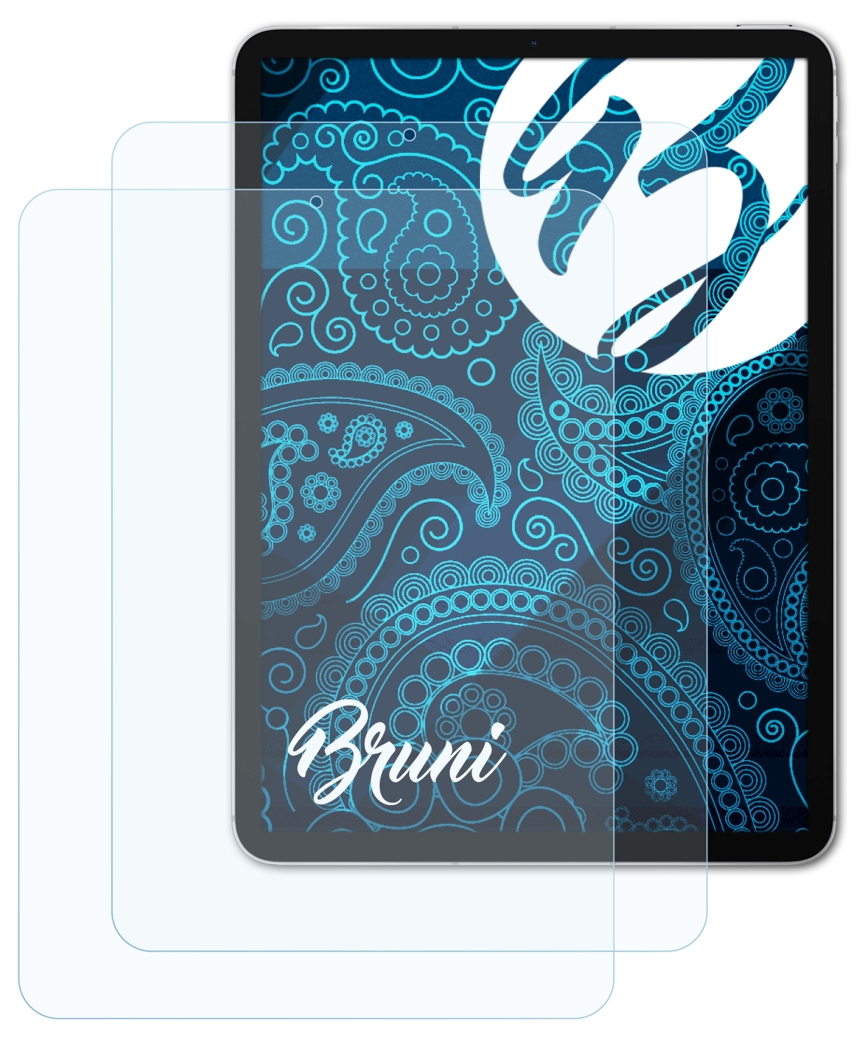 iPad Air 2x Apple (2020)) BRUNI Basics-Clear Schutzfolie(für