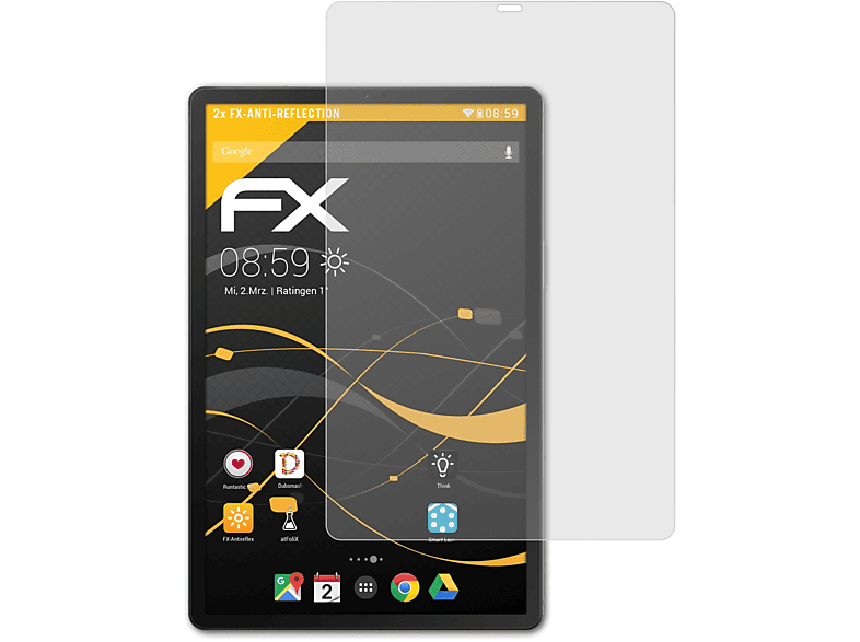 Samsung S5e) 2x Galaxy ATFOLIX FX-Antireflex Displayschutz(für Tab