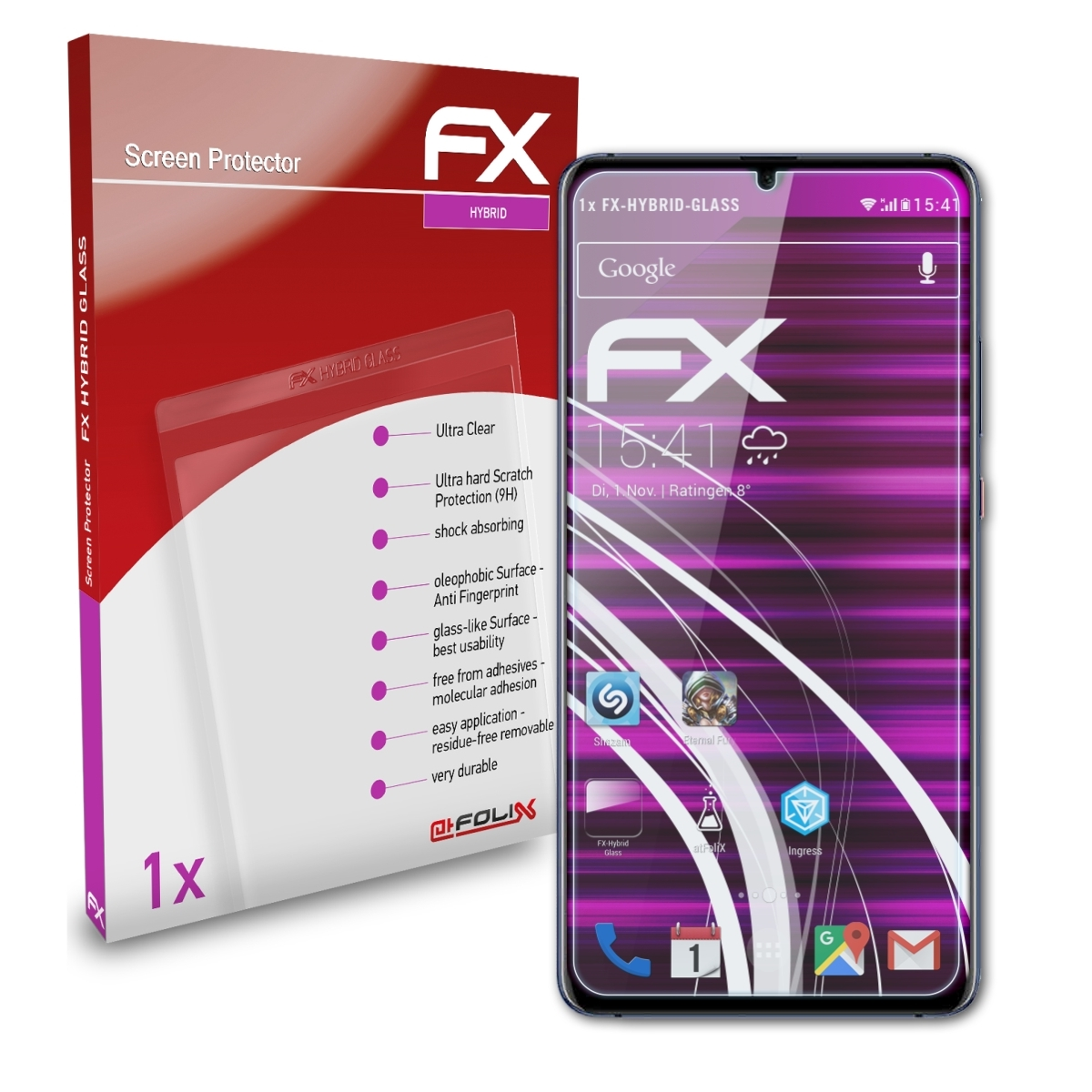 X FX-Hybrid-Glass ATFOLIX Schutzglas(für Mate 5G) Huawei 20