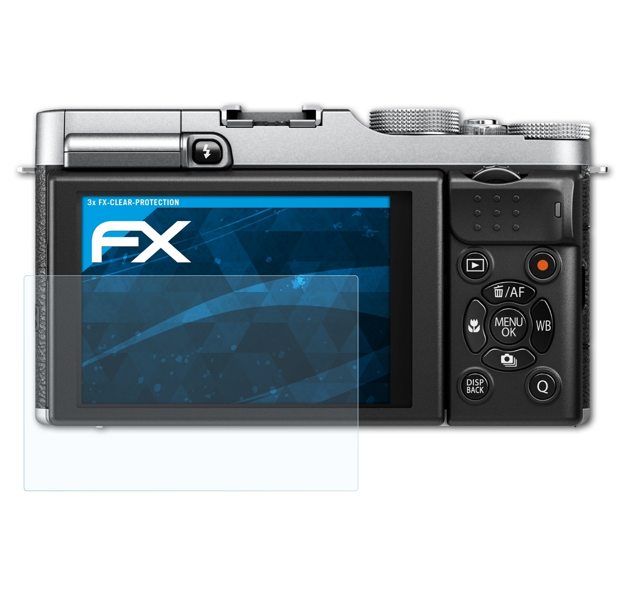 ATFOLIX 3x FX-Clear Displayschutz(für Fujifilm X-M1)