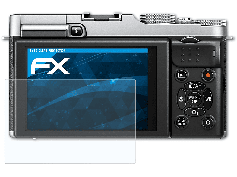 ATFOLIX 3x FX-Clear Displayschutz(für Fujifilm X-M1) | Kamera Schutzfolie