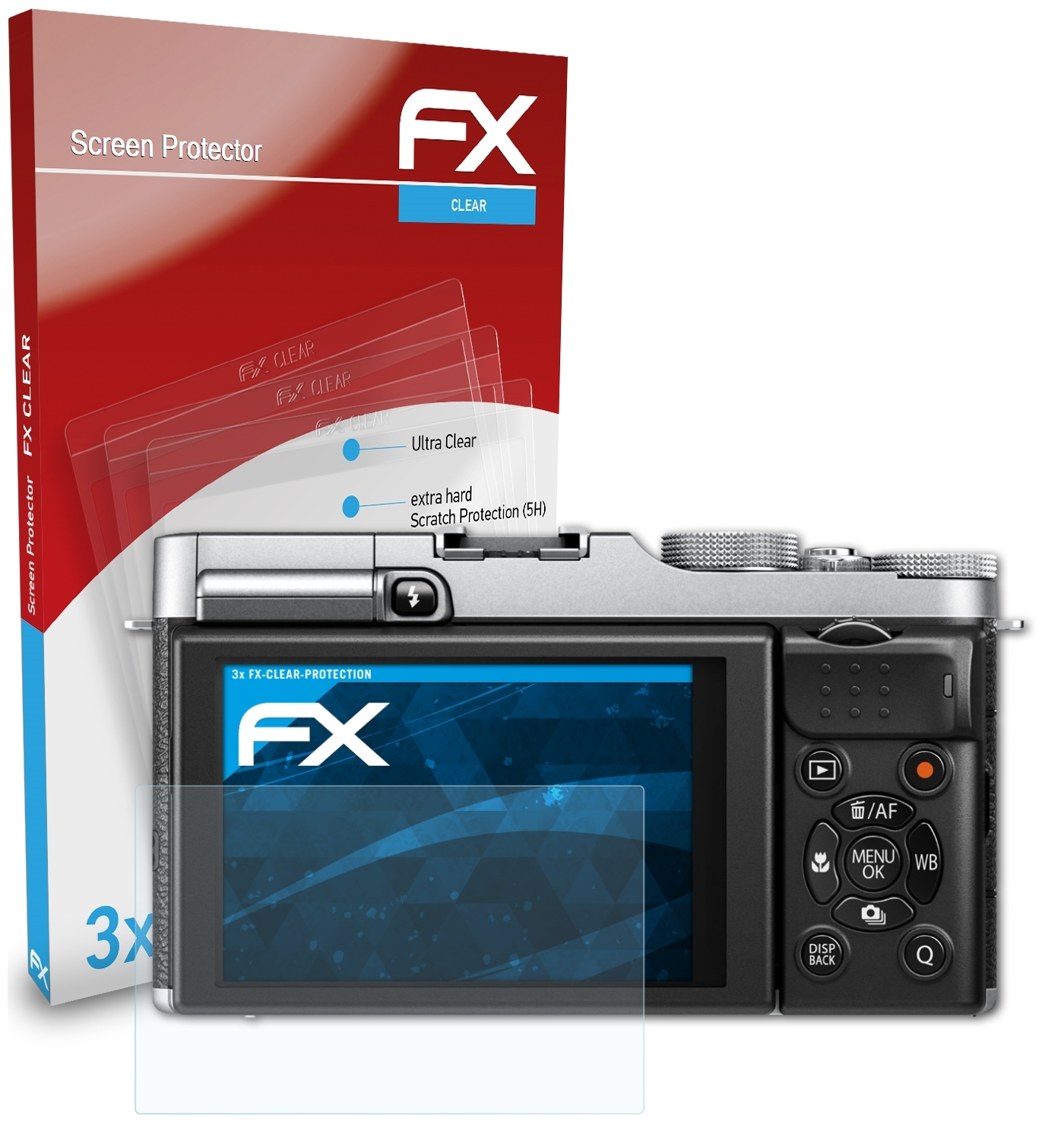 FX-Clear ATFOLIX Fujifilm Displayschutz(für 3x X-M1)