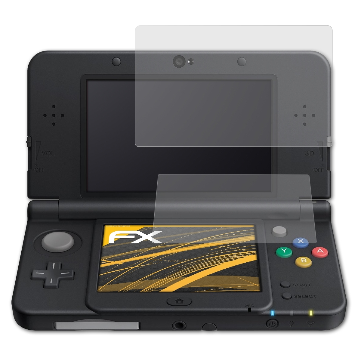 ATFOLIX 3x 3DS FX-Antireflex Nintendo New Displayschutz(für (2015))
