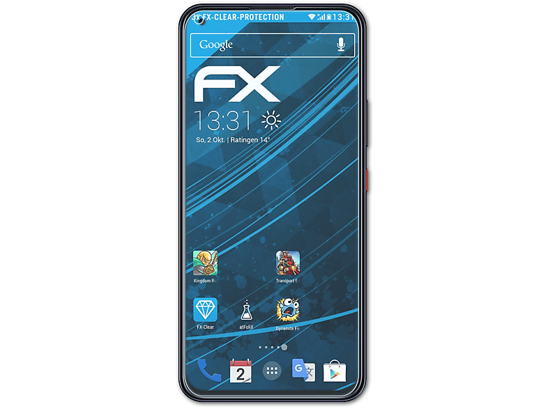 ATFOLIX 3x FX-Clear Displayschutz(für ZTE Blade V2020)