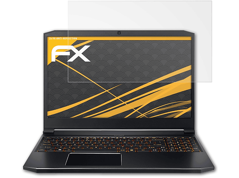 ATFOLIX 2x FX-Antireflex Displayschutz(für 5 Acer ConceptD (CN515-71P)) Pro
