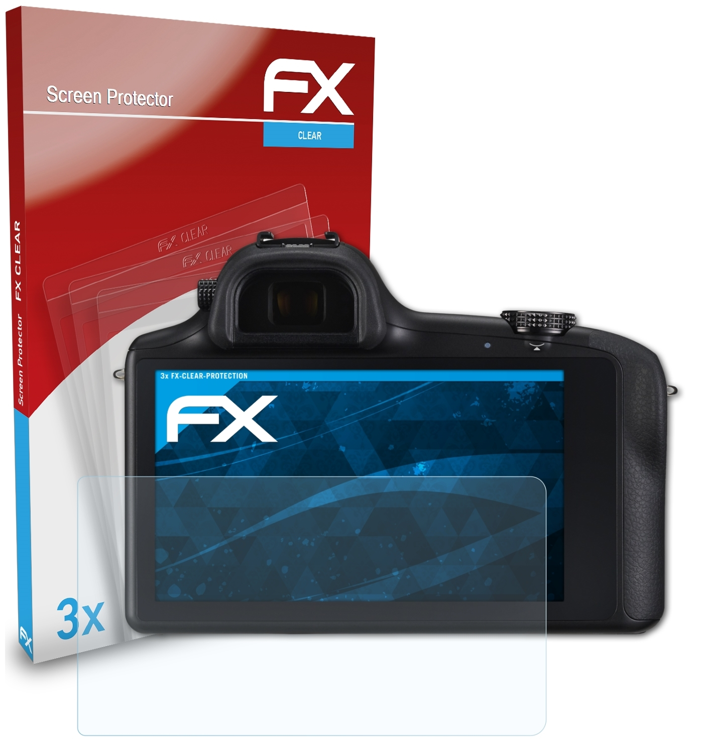 ATFOLIX 3x FX-Clear Samsung NX) Galaxy Displayschutz(für