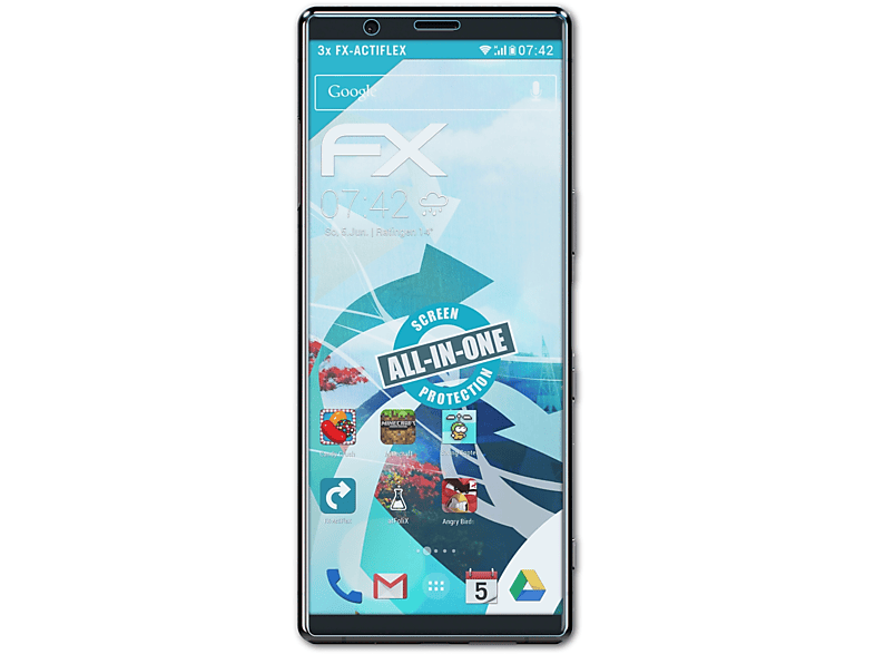 FX-ActiFleX Xperia Displayschutz(für ATFOLIX 5) Sony 3x
