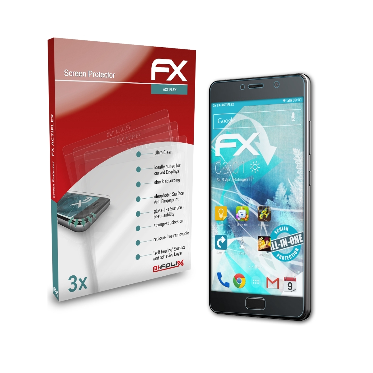 Lenovo ATFOLIX 3x FX-ActiFleX Displayschutz(für P2)