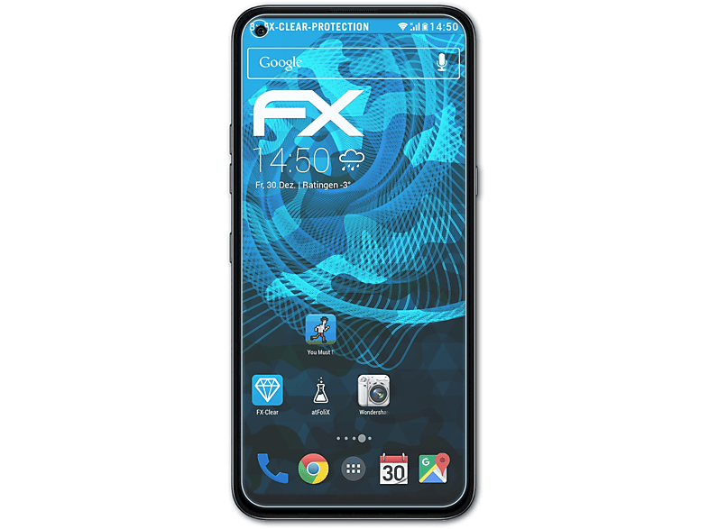 ATFOLIX 3x Displayschutz(für FX-Clear LG K61)
