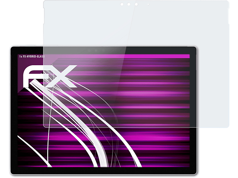 ATFOLIX FX-Hybrid-Glass Schutzglas(für Microsoft Surface Pro (2017)) | Tabletschutzfolien