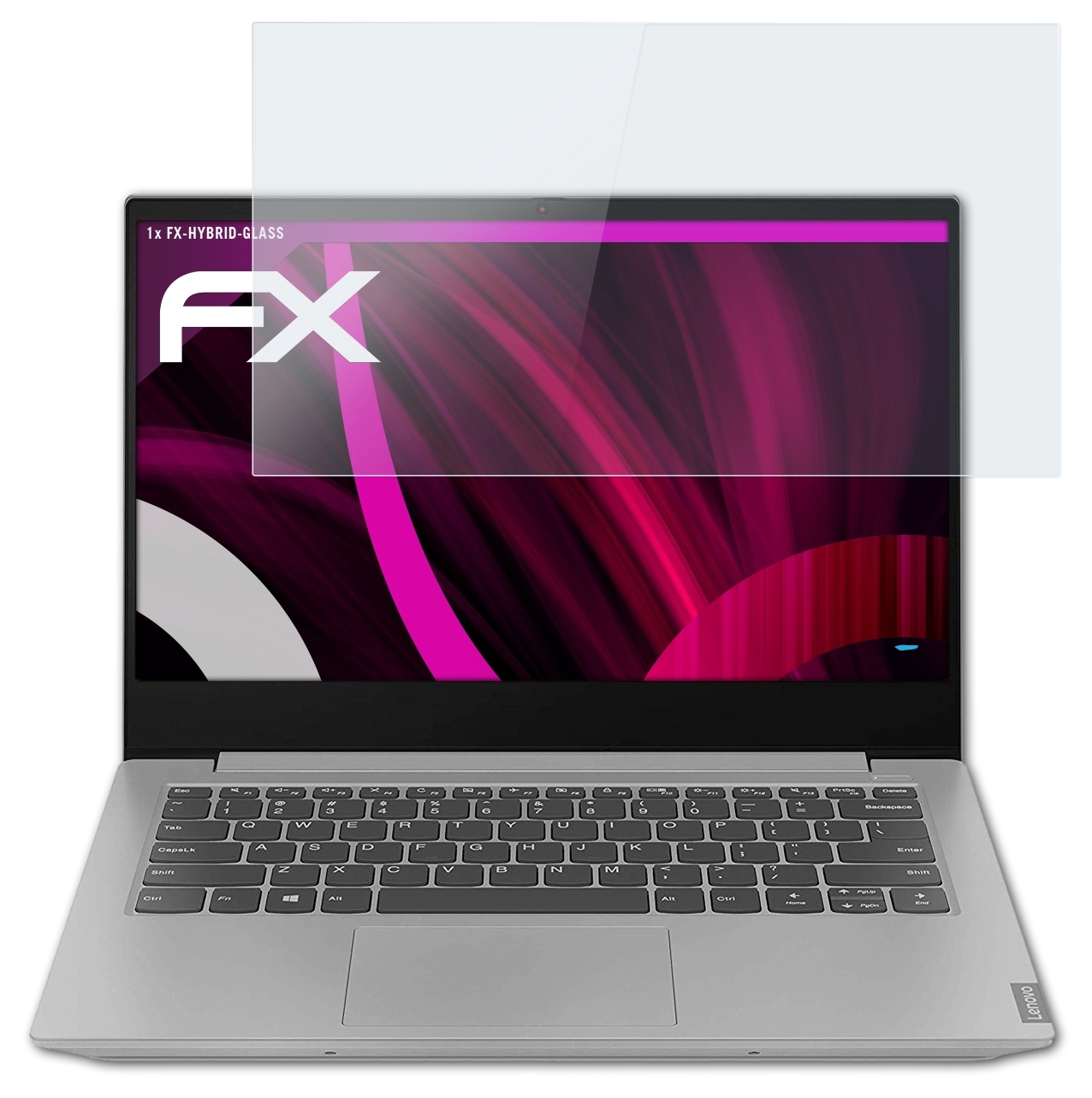 ATFOLIX FX-Hybrid-Glass Schutzglas(für IdeaPad inch)) S340 Lenovo (14