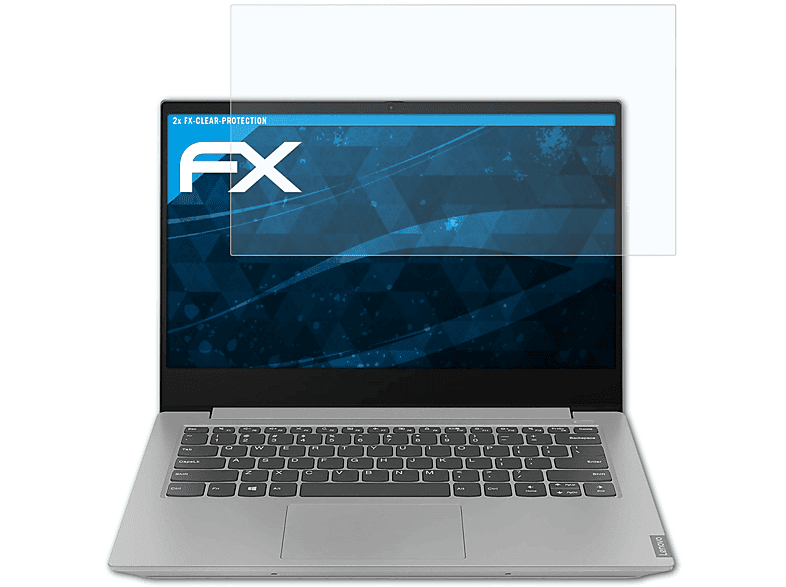 ATFOLIX 2x FX-Clear Displayschutz(für Lenovo IdeaPad S340 (14 inch))