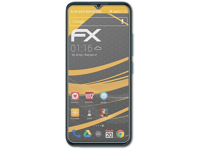 Verkaufsberater ATFOLIX 3x FX-Antireflex Cool Displayschutz(für Coolpad 20)
