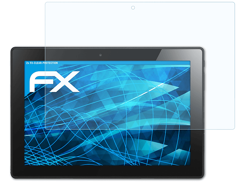 ATFOLIX 2x FX-Clear Lenovo Displayschutz(für Miix 310) IdeaPad