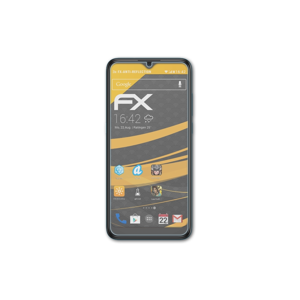 FX-Antireflex Displayschutz(für Alcatel ATFOLIX Plus) 3x 3X