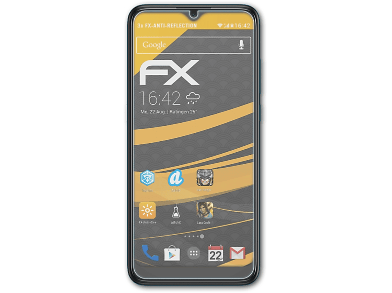 FX-Antireflex Displayschutz(für Alcatel ATFOLIX Plus) 3x 3X
