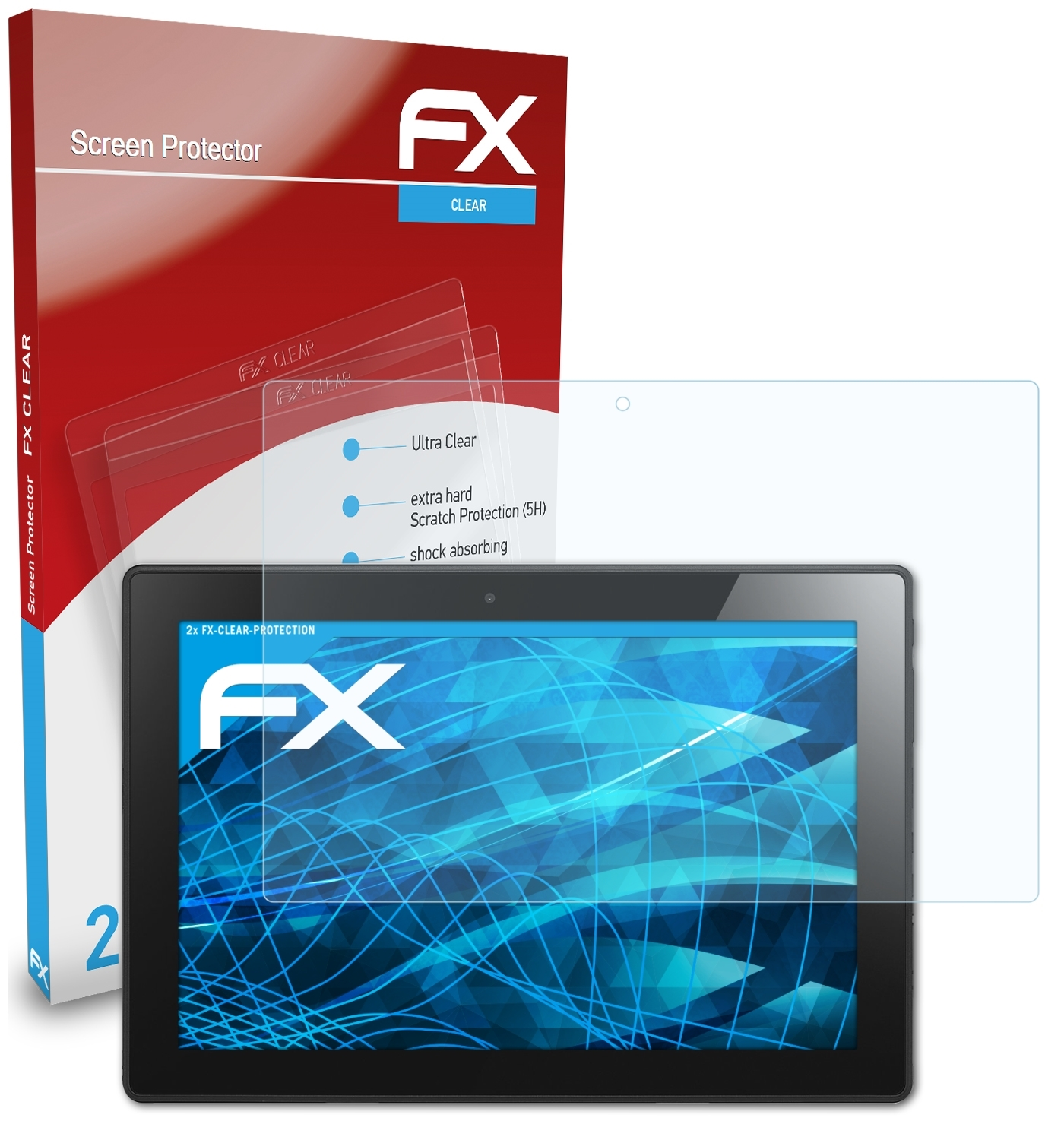 310) Lenovo Miix IdeaPad 2x Displayschutz(für ATFOLIX FX-Clear