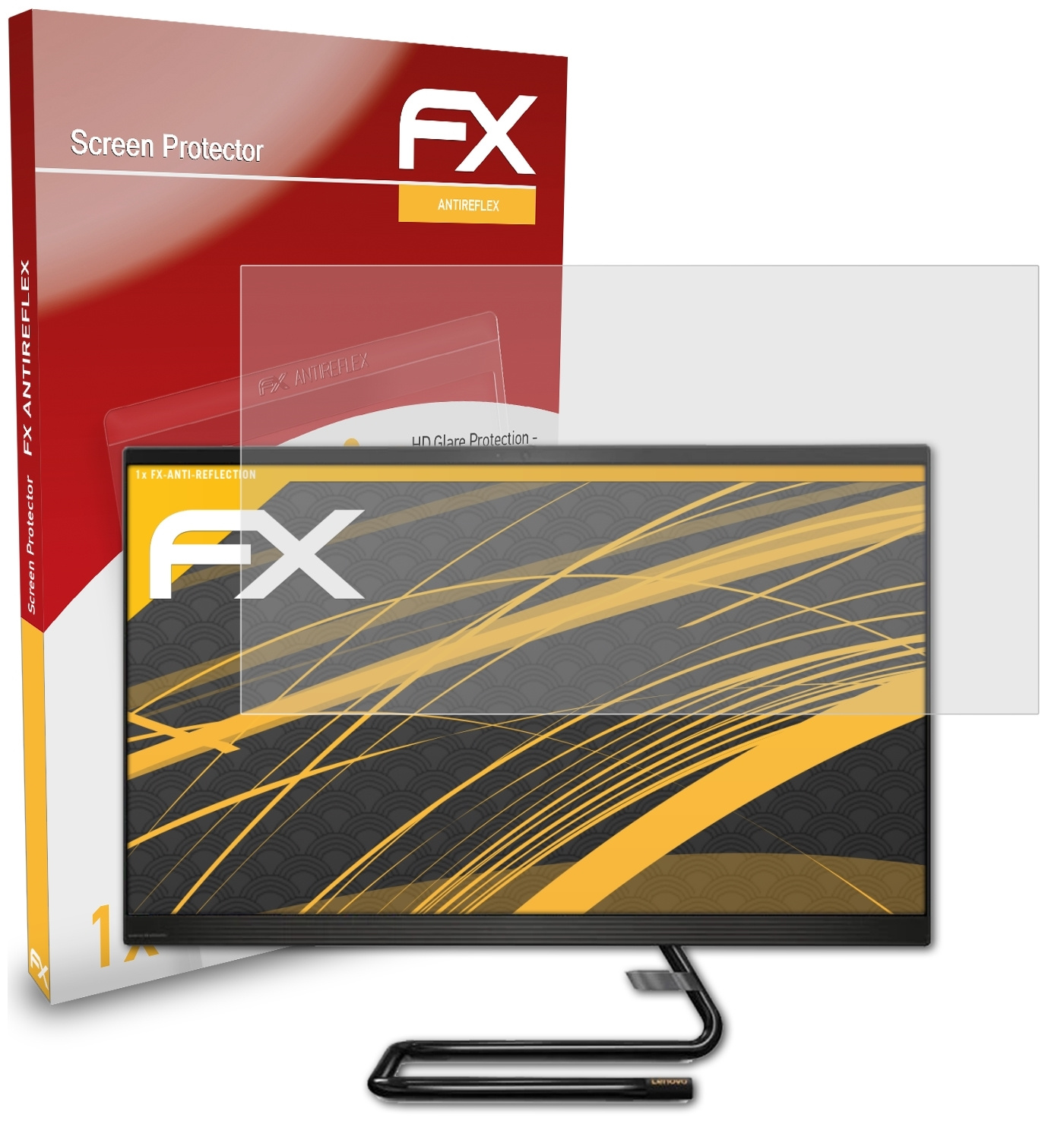 ATFOLIX FX-Antireflex Displayschutz(für Lenovo IdeaCentre inch)) 3i (27 AIO